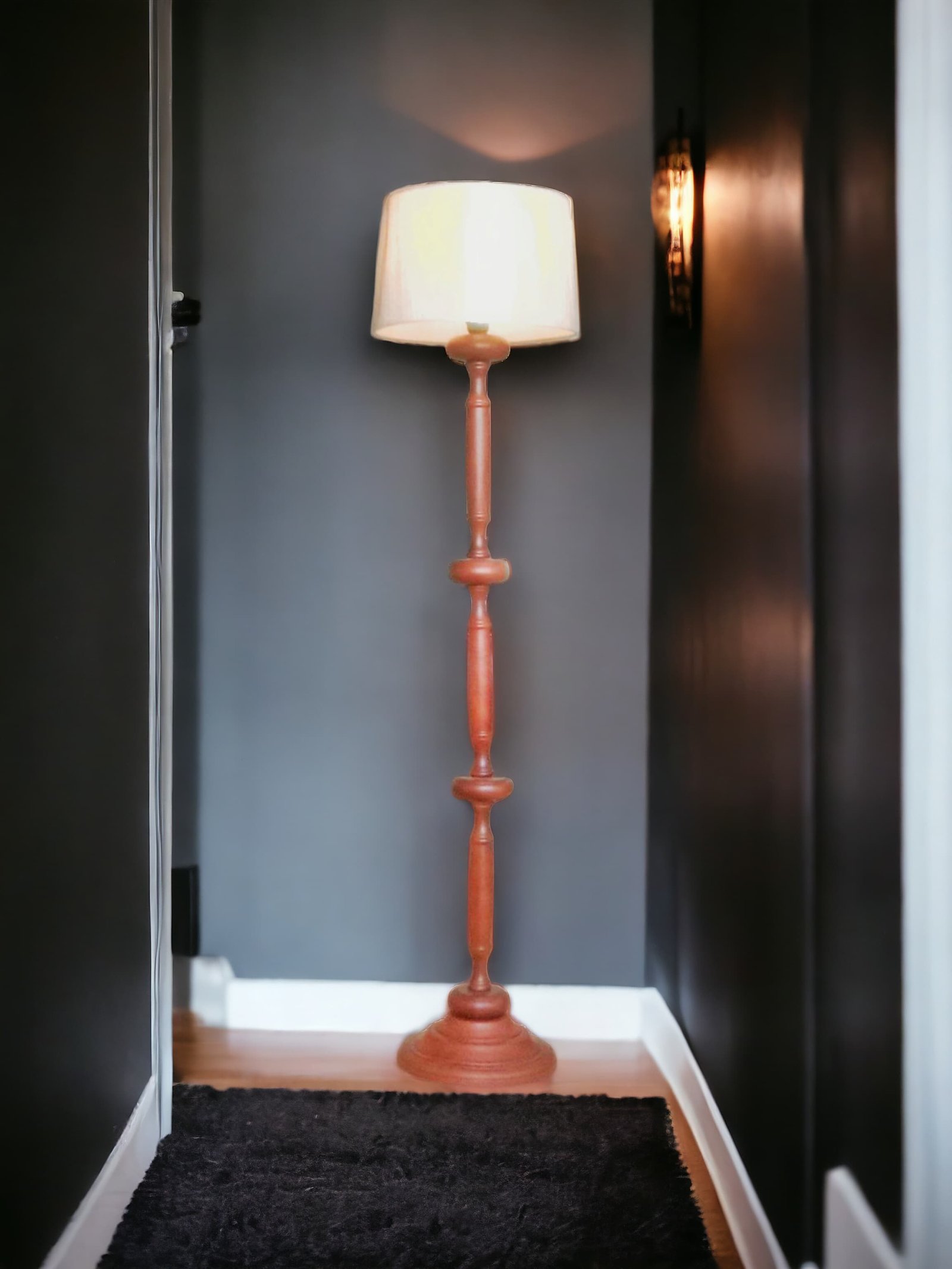 Floor Lamp with Shade - for Living Room and Bedroom
